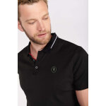 Polo aron noir en coton Polo aron noir en coton