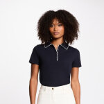 Polo avec boutons marine