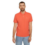 Polo homme orange en coton Polo homme orange en coton