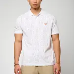 Polo m courtes en coton bosci white blanc