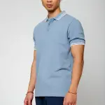 Polo m courtes en coton jarod sky bleu ciel