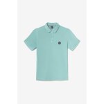 Polo manches courtes en coton dylon bleu owen Polo manches courtes en coton dylon bleu owen