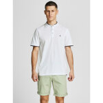 Polo slim fit polo manches courtes blanc en coton gage
