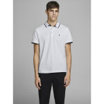 Polo slim fit polo manches courtes blanc en coton jude Polo slim fit polo manches courtes blanc en coton jude