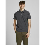 Polo slim fit polo manches courtes gris foncé en coton kurt Polo slim fit polo manches courtes gris foncé en coton kurt