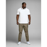 Polo standard fit polo manches courtes blanc en coton toby Polo standard fit polo manches courtes blanc en coton toby