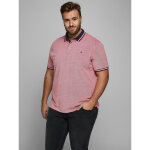 Polo standard fit polo manches courtes rouge en coton Polo standard fit polo manches courtes rouge en coton