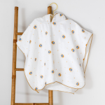 Poncho pour bb nazar blanc