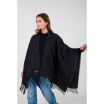 Poncho carzola noir mae