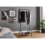 Portant en tube d'acier poxy noir mat
