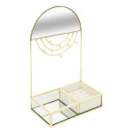 Porte bijoux en mtal dor
