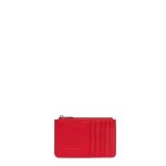 Porte - cartes confort fraise en cuir gaia rouge
