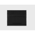 Porte - carte - credit card holder noir en cuir