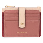 Porte - cartes cuir merline bordeaux / multicolore opal