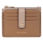 Porte - cartes cuir merline corce / taupe gwen