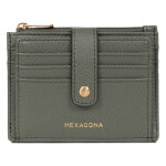 Porte - cartes cuir merline kaki ivy