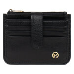 Porte - cartes ondine noir daisy en cuir