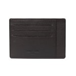 Porte - cartes stop rfid cuir confort marron fonc lana