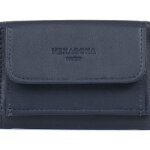 Porte - cartes stop rfid soft marine en cuir maia