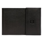 Porte - chquier - 2 volets - cuir de vachette - noir - rpublique