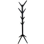 Porte - manteau arbre en bois noir horus