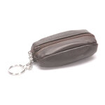 Porte monnaie avec attache - cuir marron Porte monnaie avec attache - cuir marron