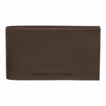 Porte - monnaie - bi - fold wallet marron en cuir