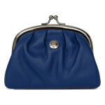 Porte - monnaie cuir coconuts bleu lna