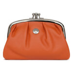 Porte - monnaie cuir coconuts orange elia