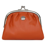 Porte - monnaie cuir coconuts orange juno