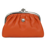 Porte - monnaie cuir coconuts orange kali