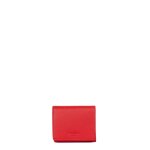 Porte - monnaie cuir confort fraise opal rouge