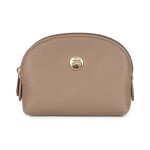 Porte - monnaie cuir luna biscuit beige yara