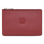 Porte - monnaie cuir soft rouge blair