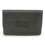 Porte - monnaie � rabat homme noir - arthur & aston en cuir