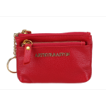 Porte monnaie zippé raquel en cuir - rouge Porte monnaie zippé raquel en cuir - rouge