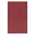 Porte - papiers cuir soft rouge zev