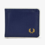 Portefeuille classique bleu et cru