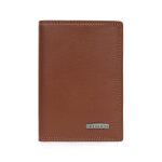 Portefeuille europen stop rfid cuir sensation cognac dell