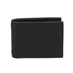 Portefeuille italien en cuir noir