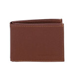 Portefeuille italien en cuir vritable cognac