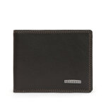 Portefeuille italien stop rfid cuir sensation marron fonc ole