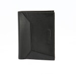 Portefeuille a / noir noir en cuir Portefeuille a / noir noir en cuir