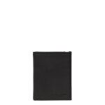 Portefeuille plie homme soft vintage noir en cuir