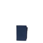 Portefeuille stop rfid confort bleu en cuir blair
