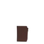 Portefeuille stop rfid confort chocolat en cuir meg