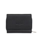 Portefeuille stop rfid confort noir en cuir yara