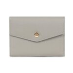 Portefeuille stop rfid cuir luna gris clair lou