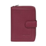 Portefeuille stop rfid cuir sauvageh bordeaux bree