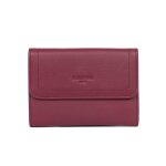 Portefeuille stop rfid cuir sauvageh bordeaux emma